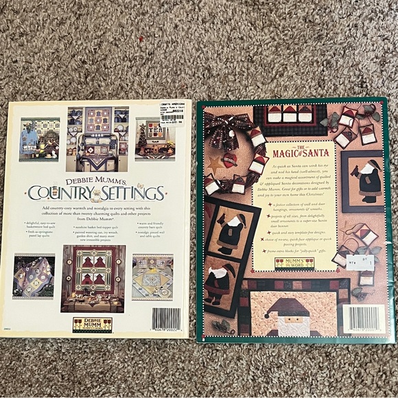 2 Debbie Mumm Quilt Pattern Books - Picture 2 of 8